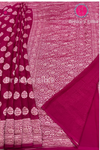 Pure Khaddi Banarasi Georgette Silk Saree