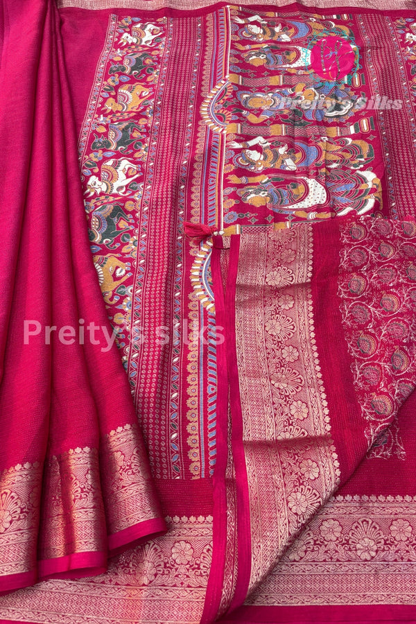 Semi Georgette Silk Saree