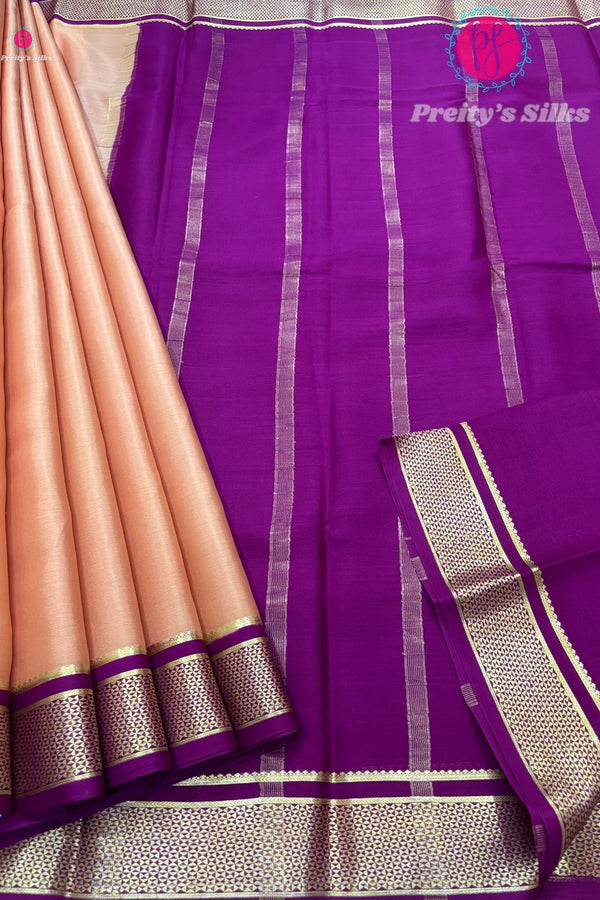Pure Mysore Crepe Silk Saree