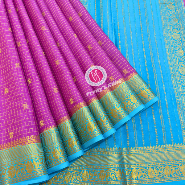 Pure Mysore Crepe Silk Saree