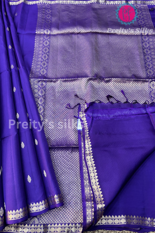 Half Pure Kanchipuram Soft Silk Saree-PF63251