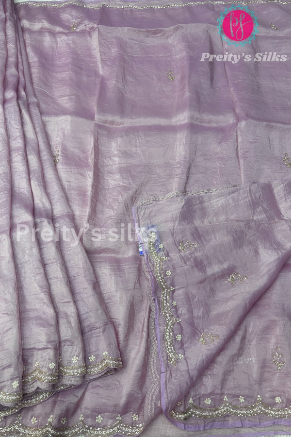 Organza Silk Saree-PF09635