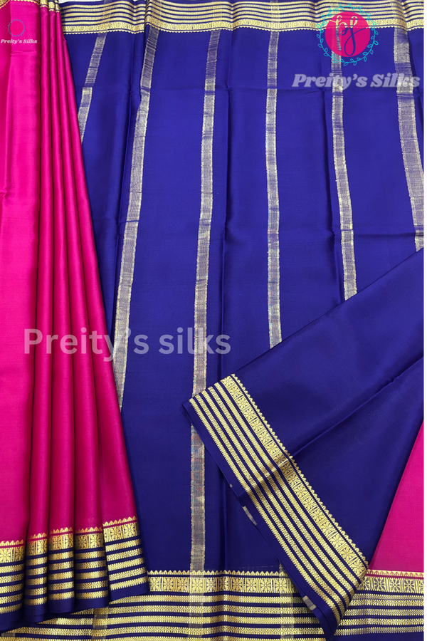 Pure Mysore Crepe Silk Saree