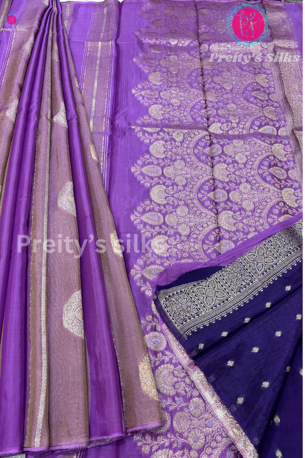 Semi Tissue Crepe Silk Saree