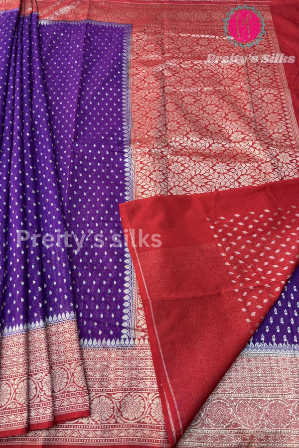 SEMI TUSSAR GEORGETTE SILK SAREE-PF44278