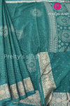Semi Wrinkle Crepe Silk Saree-PF82020