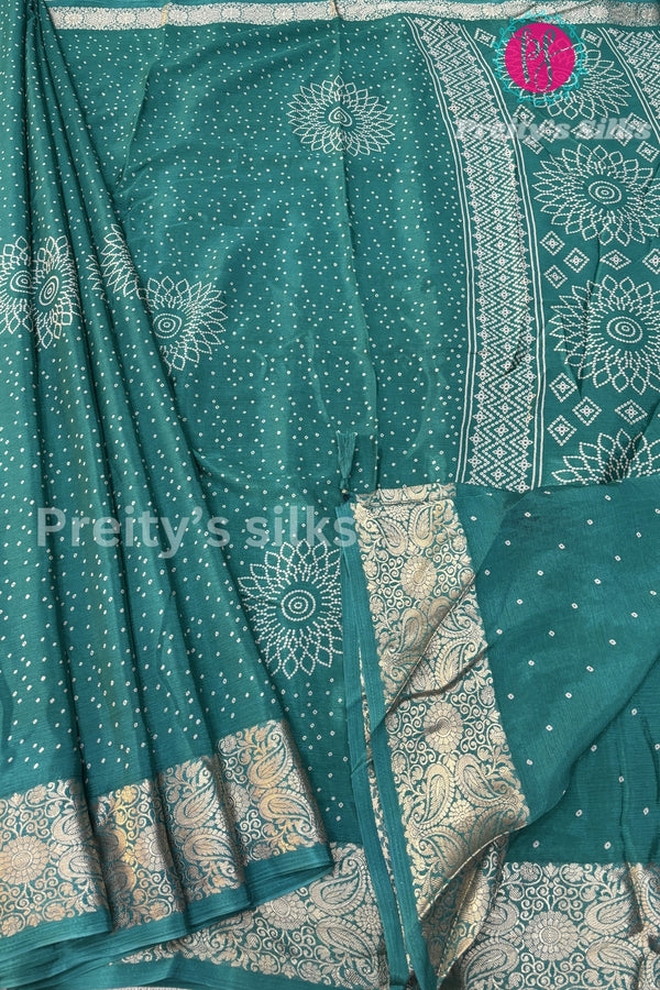 Semi Wrinkle Crepe Silk Saree-PF82020