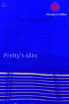 Pure Mysore Crepe Silk Saree- Royal Blue- PF6328