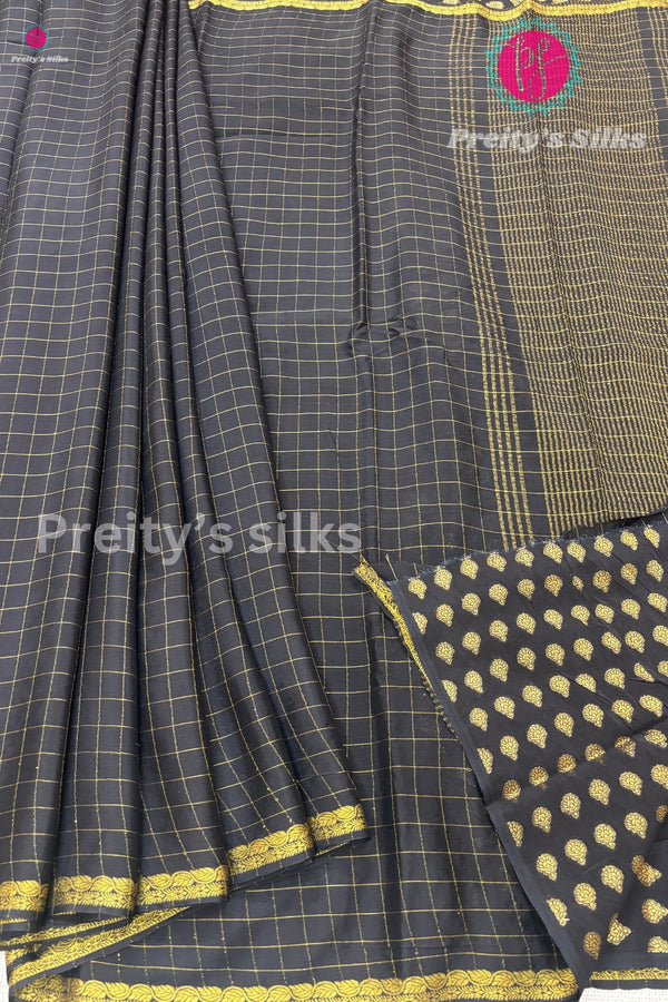 Semi Crepe Georgette Silk Saree