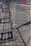Semi Mysore Crepe Silk Saree- Brocade Design