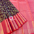 Pure Kanjeevaram silk-Deep Wine with Orangish pink-PY02630
