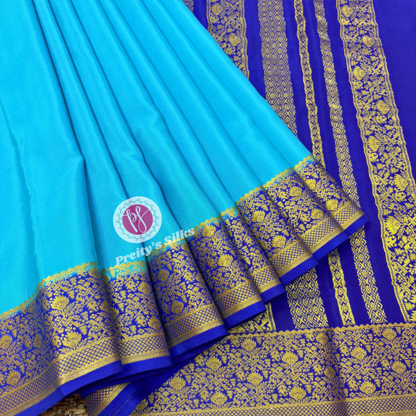 Pure Mysore Crepe Silk Saree