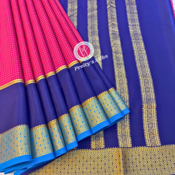 Pure Mysore Crepe Silk Saree