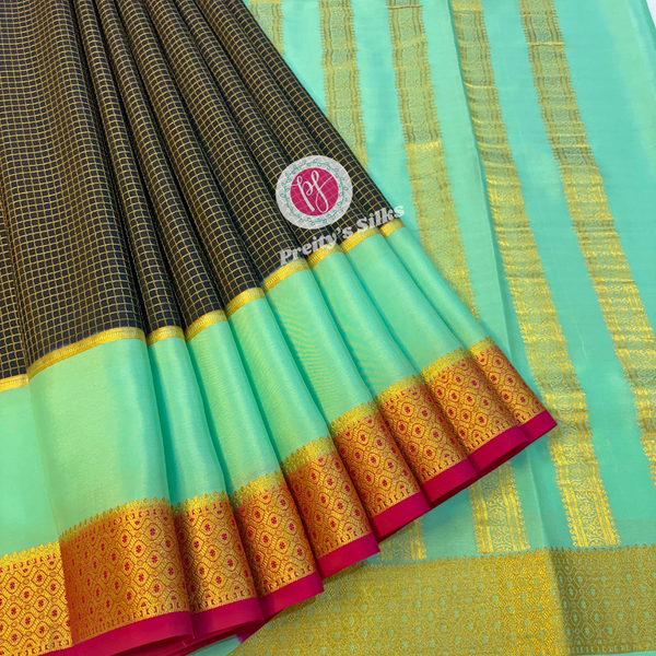 Pure Mysore Crepe Silk Saree