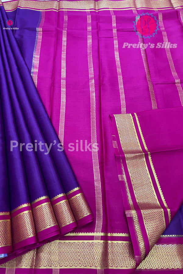 Pure Mysore Crepe Silk Saree