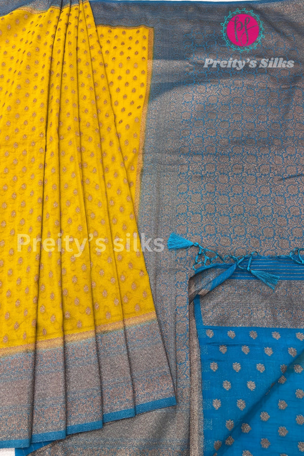 Semi Georgette Silk Saree