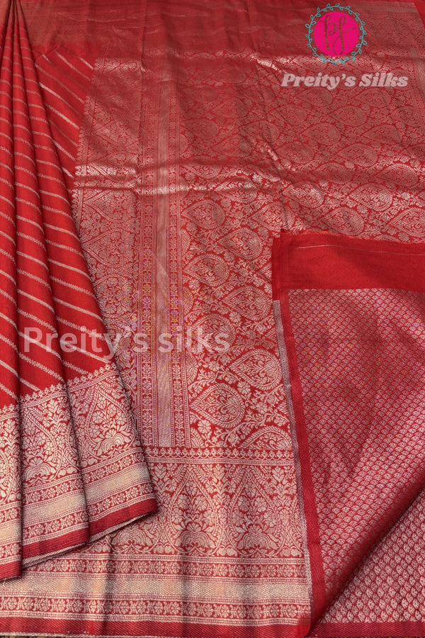 Semi Banarasi Crepe Silk Saree-PF79718
