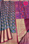 Semi Ikkath Pochampally Silk Saree-PF70367