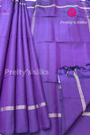 Half Pure Kanchipuram Soft silk Saree