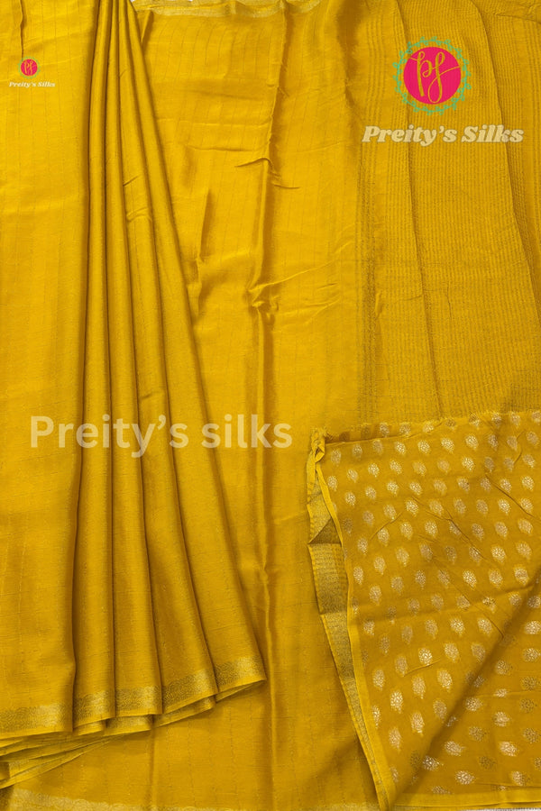 Semi Crepe Georgette Silk Saree