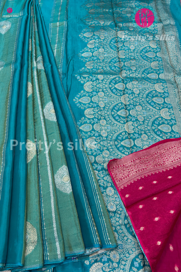 Semi Tissue Crepe Silk Saree