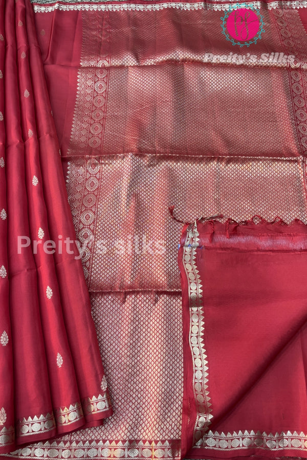 Half Pure Kanchipuram Soft Silk Saree-PF63251