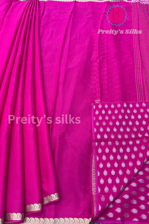 Semi Crepe Silks Saree