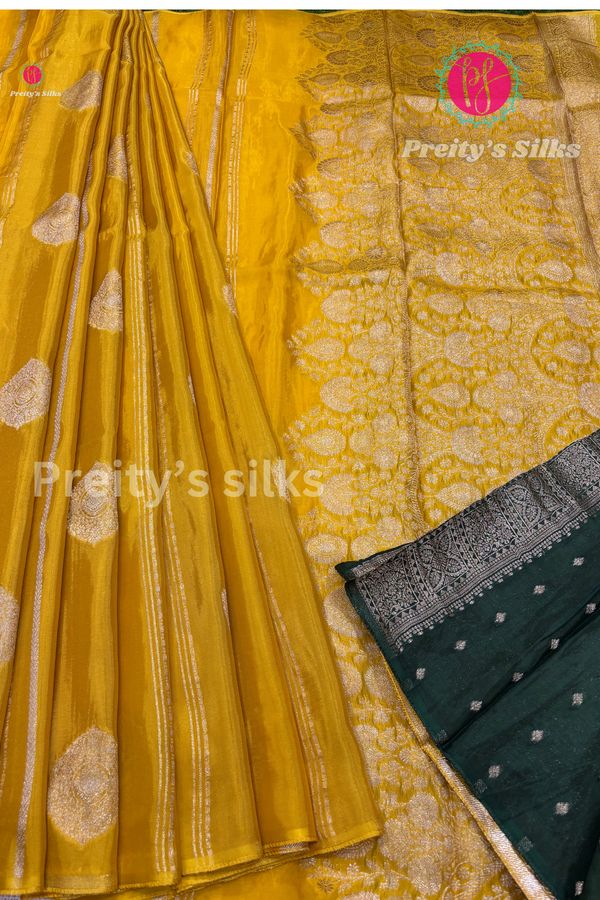 Semi Tissue Crepe Silk Saree