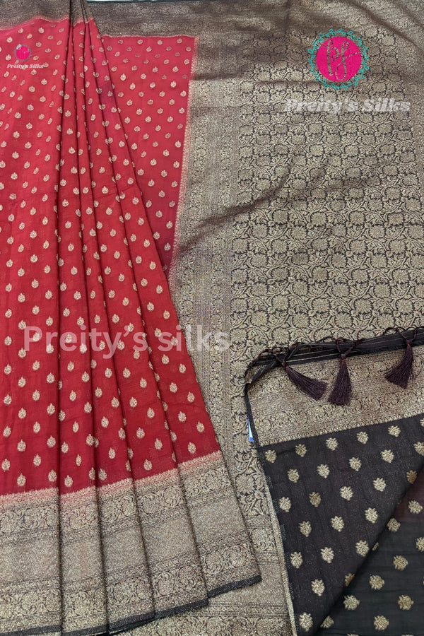 Semi Georgette Silk Saree