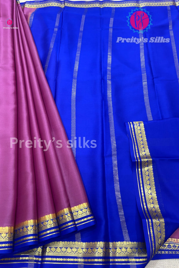 Pure Mysore Crepe Silk Saree