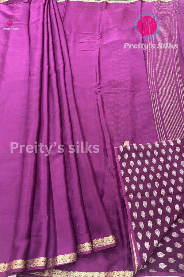 Semi Crepe Silk saree