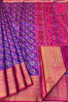 Semi Ikkath Pochampally Silk Saree-PF70367
