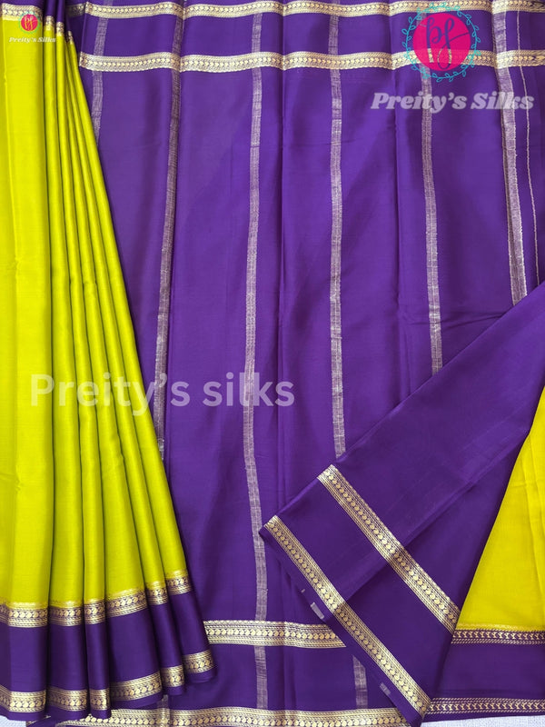 Pure Mysore Crepe Silk Saree