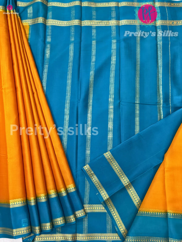 Pure Mysore Crepe Silk Saree