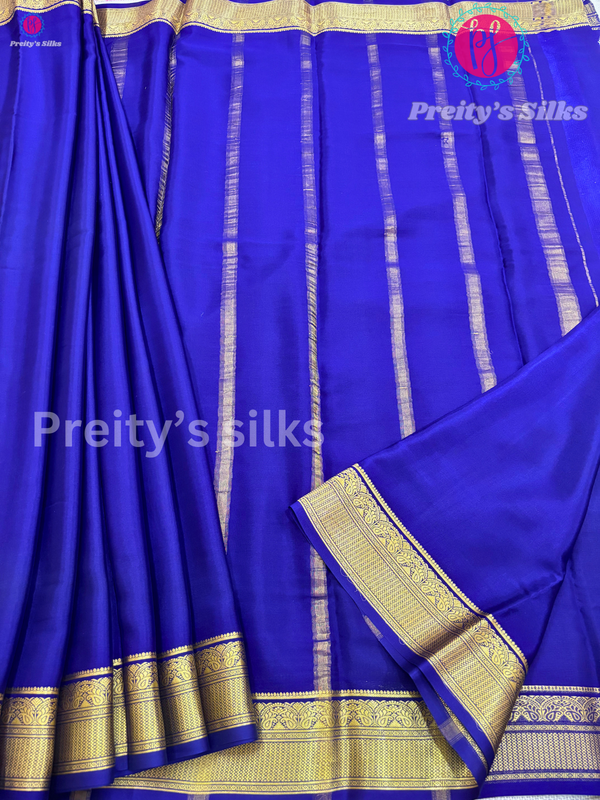 Pure Mysore Crepe Silk Saree