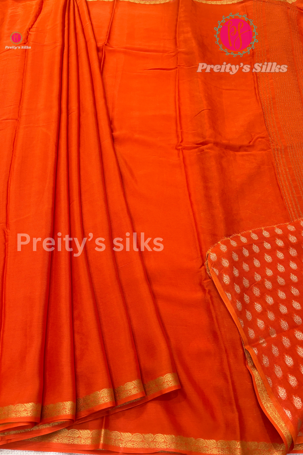 Semi Crepe Silk saree
