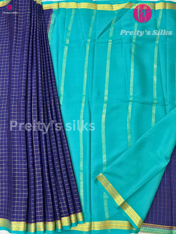 Pure Mysore Crepe Silk Saree