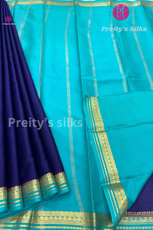Pure Mysore Crepe Silk Saree