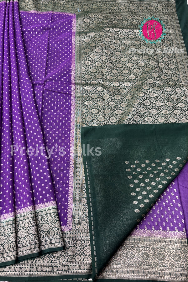 SEMI TUSSAR GEORGETTE SILK SAREE-PF37669