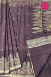 Semi Dupion Crepe Silk Saree-PF67834