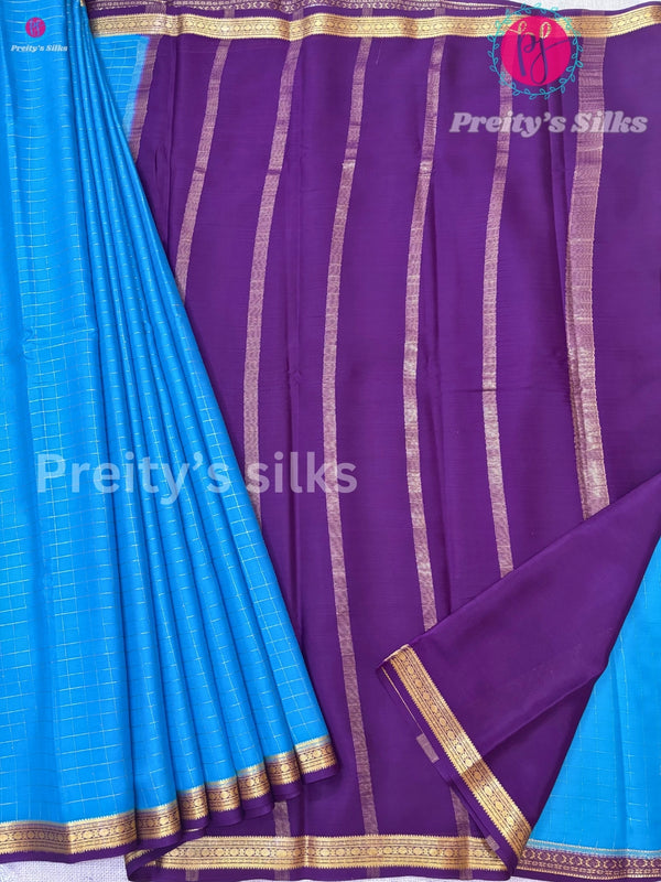 Pure Mysore Crepe Silk Saree