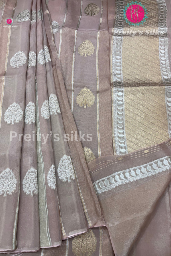 Tissue Organza Silk Saree