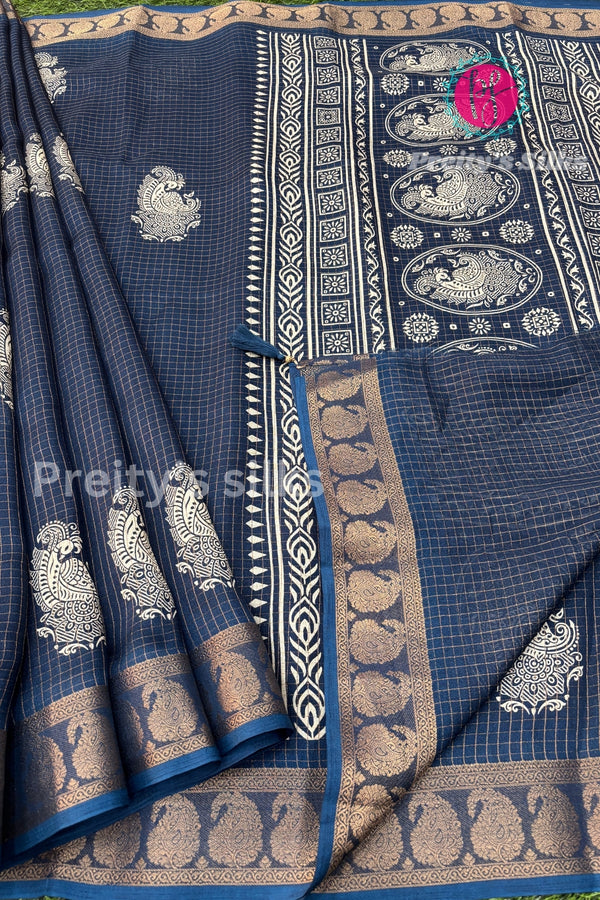 Semi Georgette Silk Saree