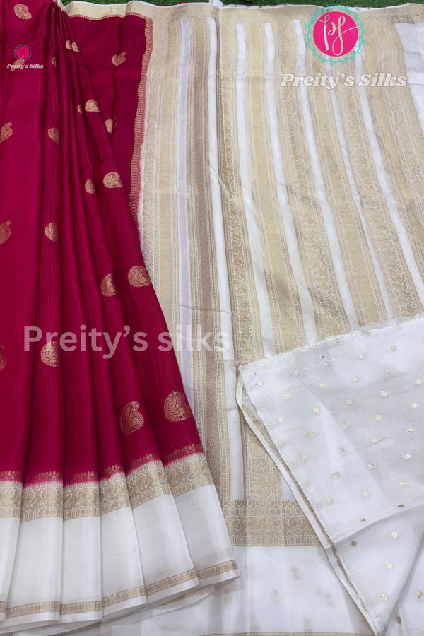 Viscose Crepe Silk saree