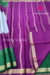 Pure Mysore Crepe Silk Saree-PF10451