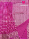Pure Khaddi Banarasi Georgette Silk Saree