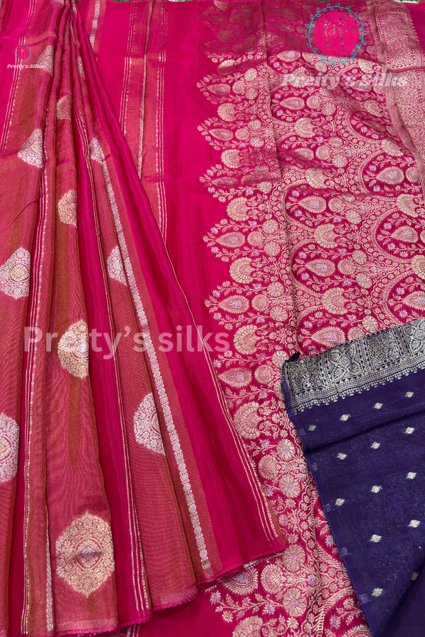 Semi Tissue Crepe Silk Saree