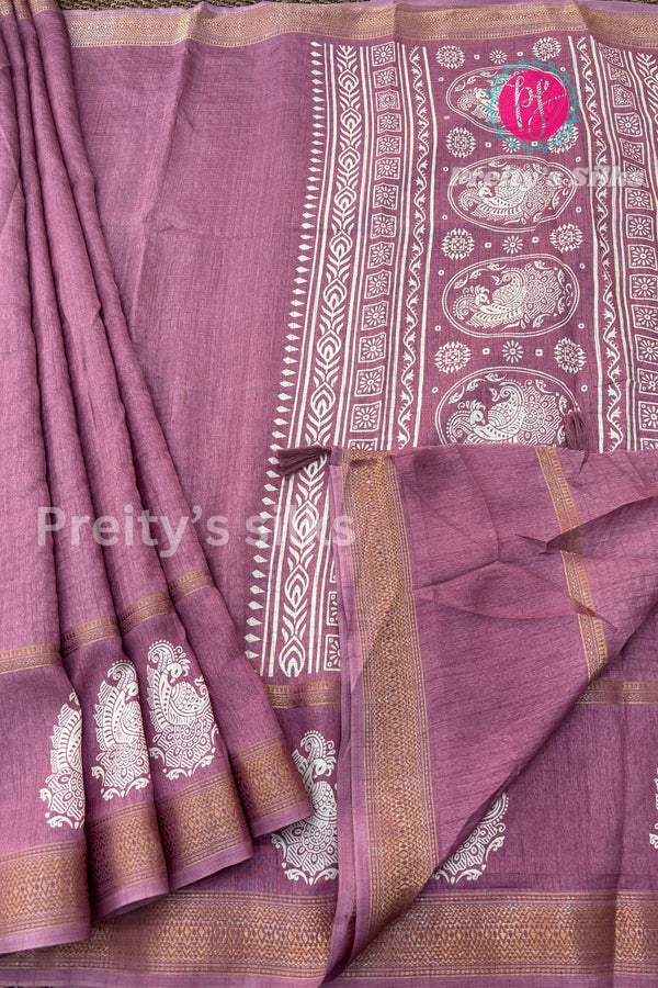 Semi Dola Silk Saree-PF68914