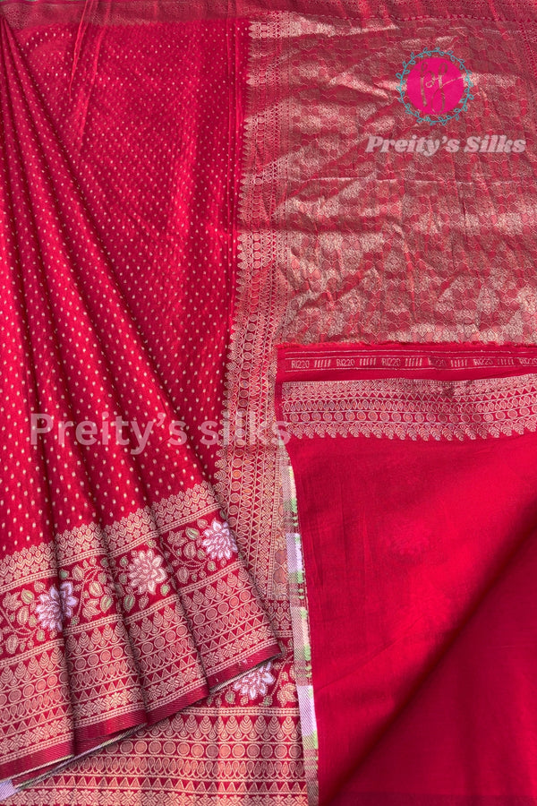 Semi Banarasi Silk Saree