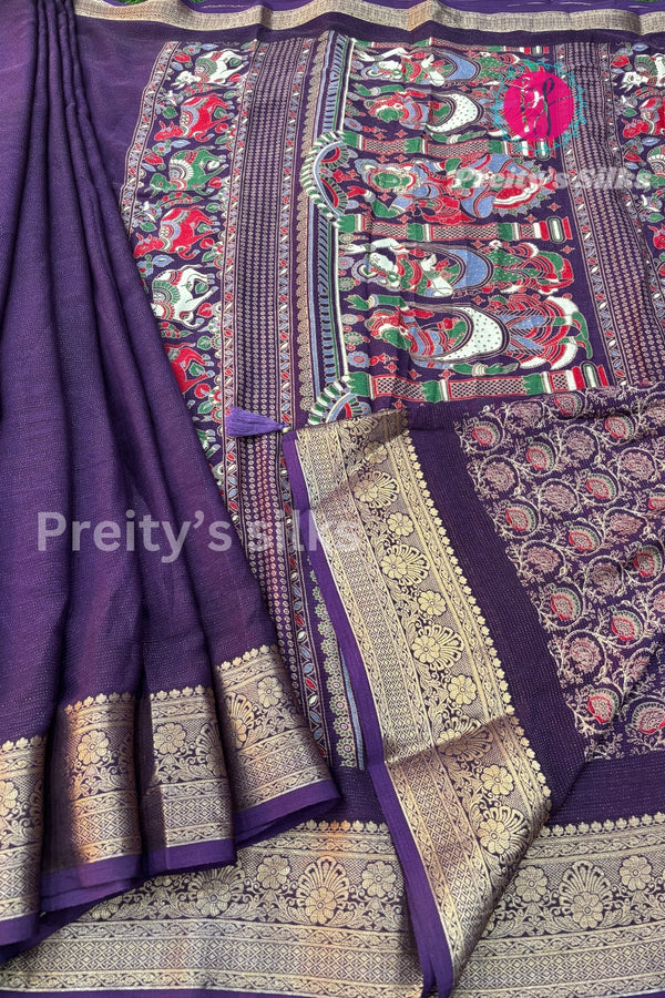 Semi Georgette Silk Saree